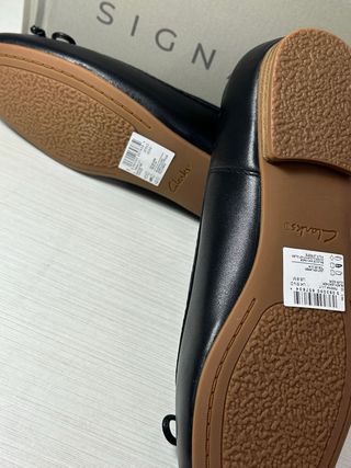 Bailarinas Clarks Negras Talla 39