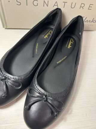 Bailarinas Clarks Negras Talla 39