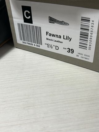 Bailarinas Clarks Negras Talla 39