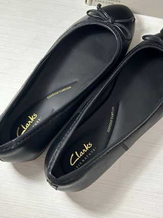 Bailarinas Clarks Negras Talla 39
