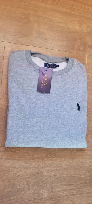 Sudadera Polo Ralph Lauren Gris Talla M
