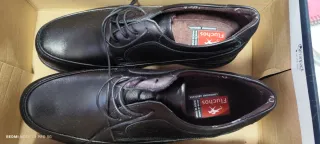 Zapatos Fluchos Negros Hombre