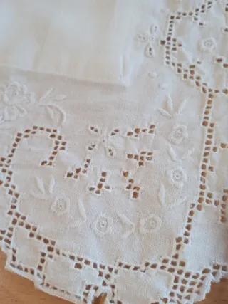 Set Lenzuola Cotone Ricamato