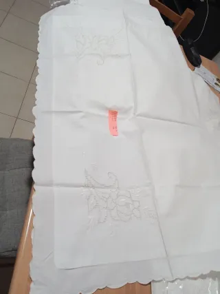 Set Lenzuola Cotone Ricamato