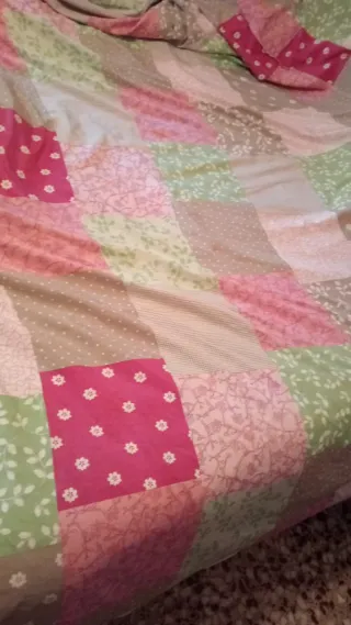 Funda Nórdica Patchwork Flores