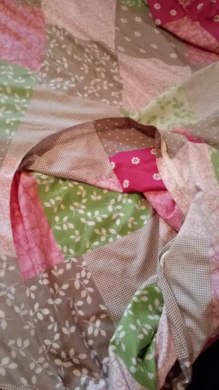 Funda Nórdica Patchwork Flores