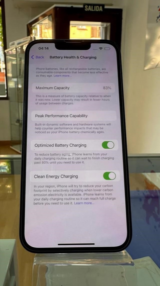 iPhone 14 Nero 128GB Batteria 83%