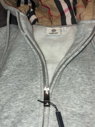 Sudadera Burberry con Cremallera y Capucha