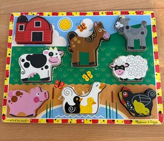 Puzzle Madera Granja Melissa & Doug