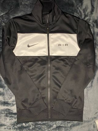 Sudadera Nike Air Cremallera Negra Original