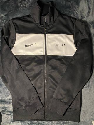 Sudadera Nike Air Cremallera Negra Original