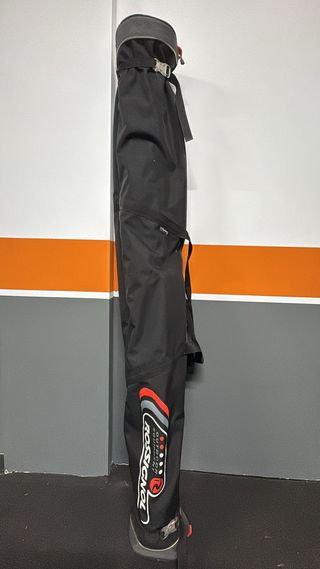 Esquís travesía, fijaciones, frenos, pieles, funda