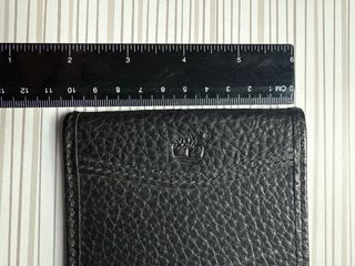 Monedero de piel negro