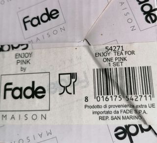 Set tazza e teiera Enjoy One Pink