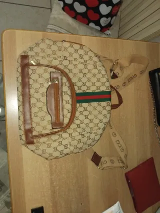 Zaino Gucci Beige e Marrone