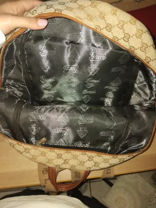 Zaino Gucci Beige e Marrone