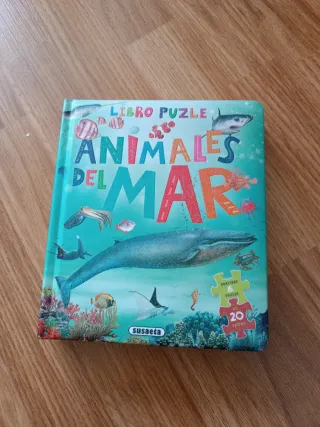 Libro Puzzle Animales del Mar Susaeta