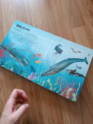 Libro Puzzle Animales del Mar Susaeta