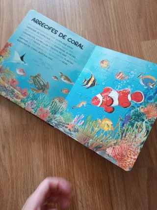 Libro Puzzle Animales del Mar Susaeta