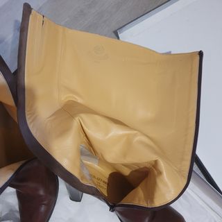 Stivali donna marroni con fibbia