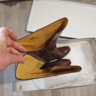 Stivali donna marroni con fibbia