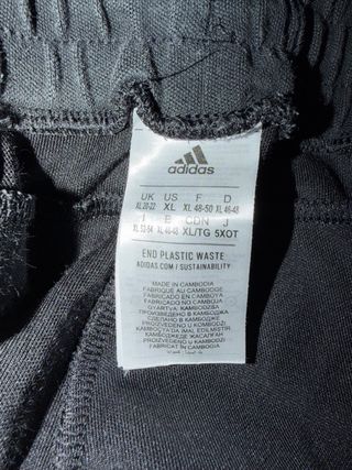 Pantalón Adidas Negro Talla XL