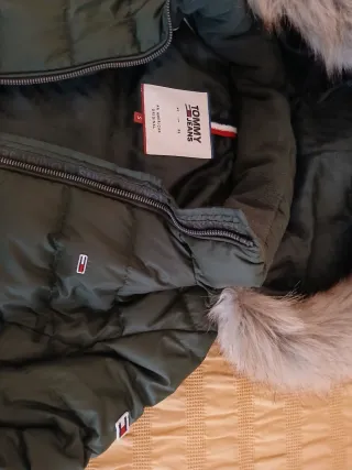 Plumas Tommy Hilfiger Verde con Capucha