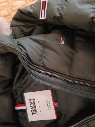 Plumas Tommy Hilfiger Verde con Capucha