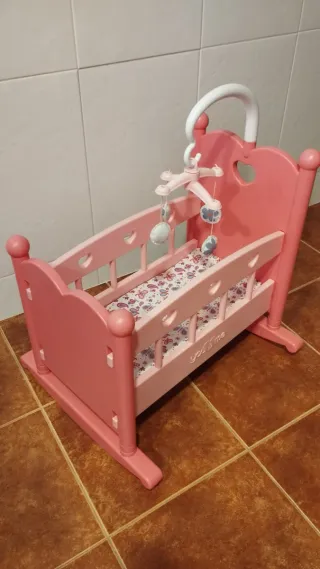 Trona y Cuna de Juguete para Bebé grande