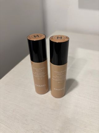 Chanel Vitalumière Aqua Maquillaje Beige