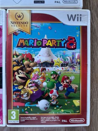 Lote 9 Giochi Wii: PES, Just Dance, Mario Party...