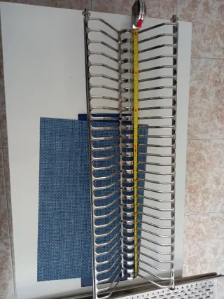 Escurridor Platos Vasos acero inoxidable.