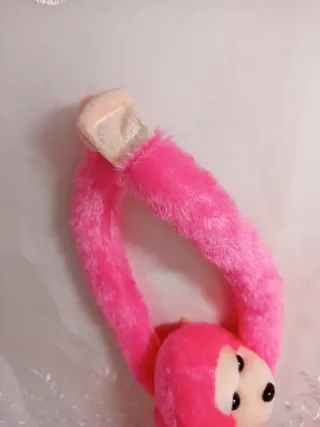 Pelúcia Macaco Rosa