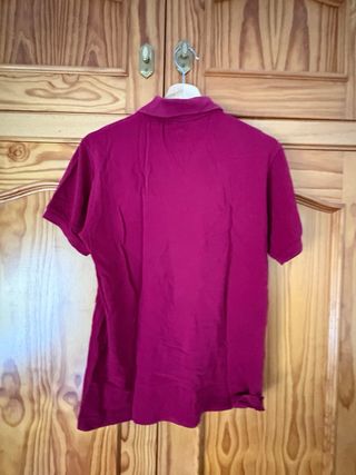 Polo Lacoste granate Talla 3 (M)