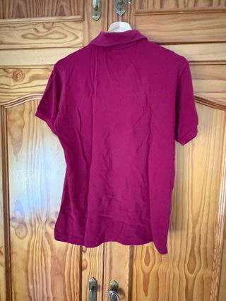 Polo Lacoste granate Talla 3 (M)