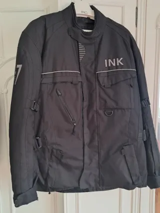 Chaqueta de moto INK negra