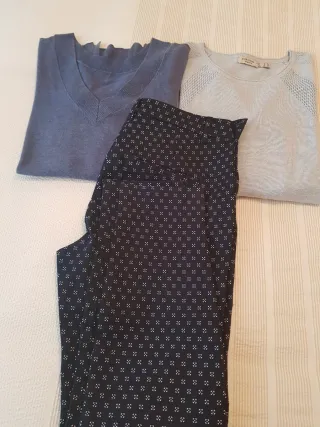 Lote 2 jerséis y pantalón estampado