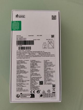 Nuovo telefono OPPO A40 nero 128GB