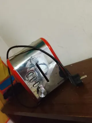 Tostapane Rosso Cromato