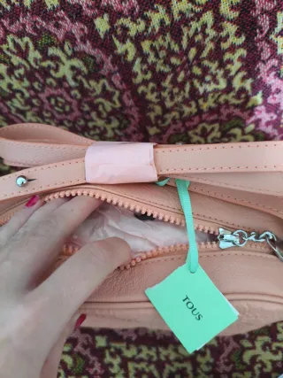 Bandolera Tous Piel Rosa Nueva