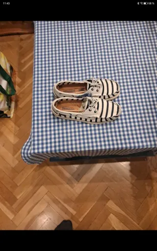 Náuticos Sebago Rayas Blanco y Negro