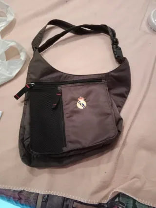 Mochila Real Madrid Negra y Marrón