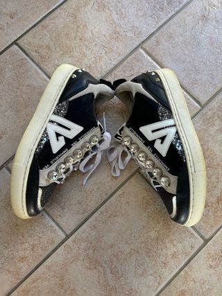 Scarpe Emanuelle Vee Glitter Nere Grigie