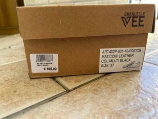 Scarpe Emanuelle Vee Glitter Nere Grigie