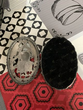 Caja metálica gótica pesada Vintage Americana