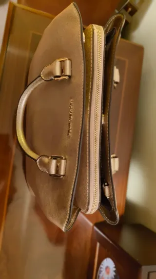 Bolso Michael Kors Champagne Casi Nuevo