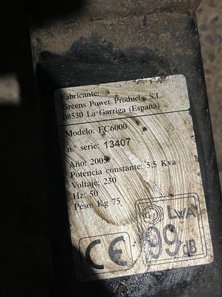 Generador Honda GX390 13HP