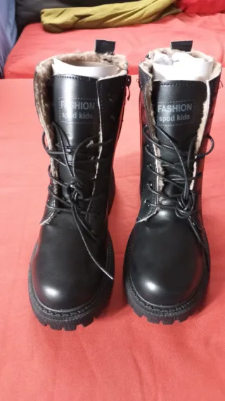 Botas militares forro pelo T.39