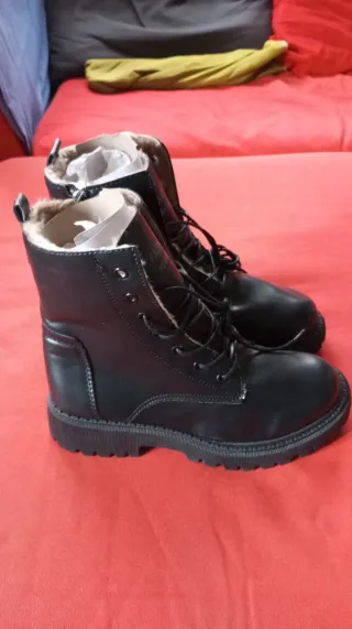 Botas militares forro pelo T.39