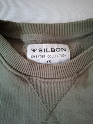 Sudadera Silbon Talla S Verde Caza